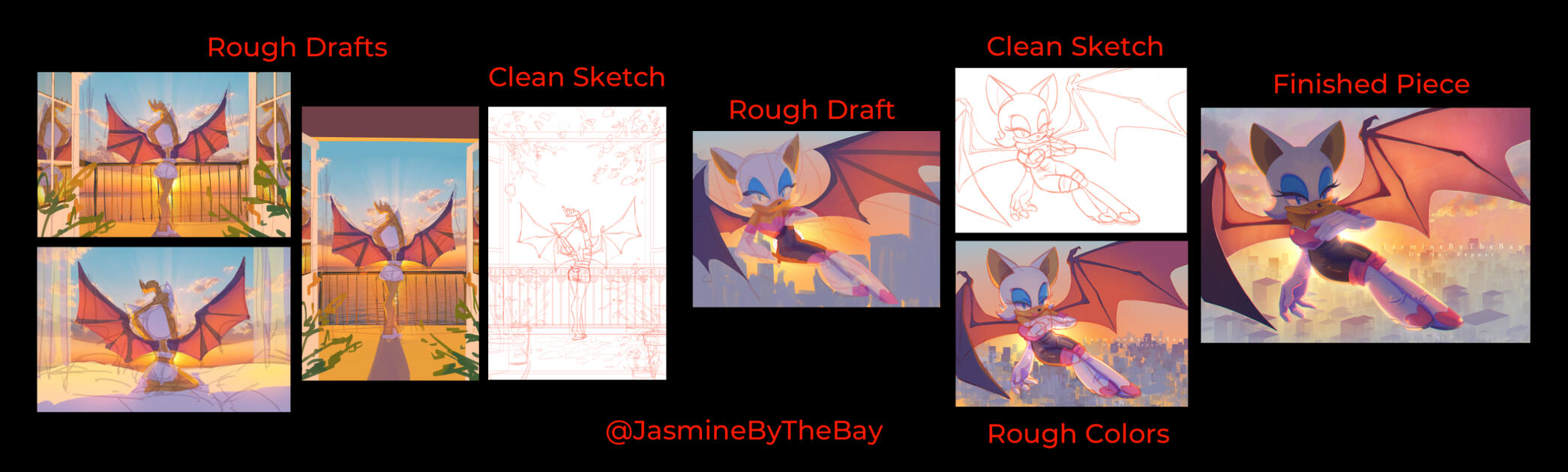 Rouge Wings Progress Shots